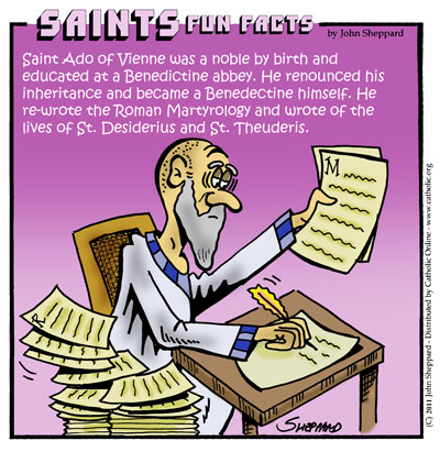 St. Ado of Vienne Saints Fun Facts for St. Ado of Vienne