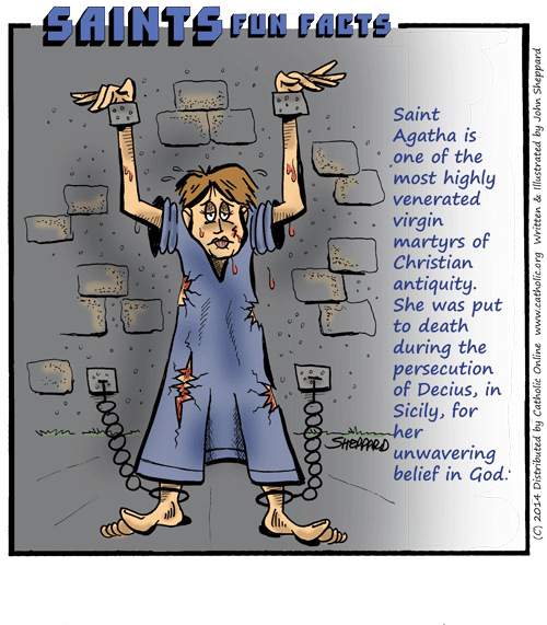 St. Agatha Fun Fact St. Agatha Fun Fact Image