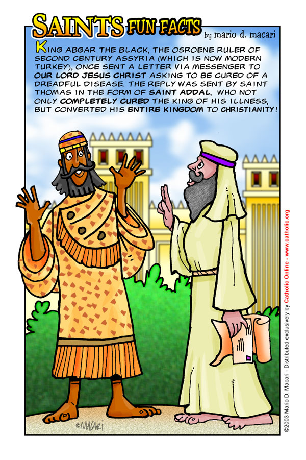 St. Addal Saints Fun Facts for St. Addal